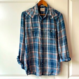 Lucky Brand soft flannel Men’s snap up